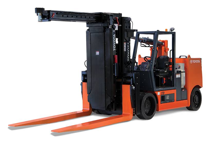 adjustable wheelbase high-capacity forklift