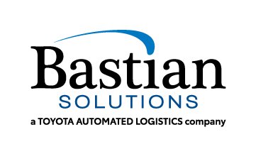 Bastian Solutions logo with black and blue logo