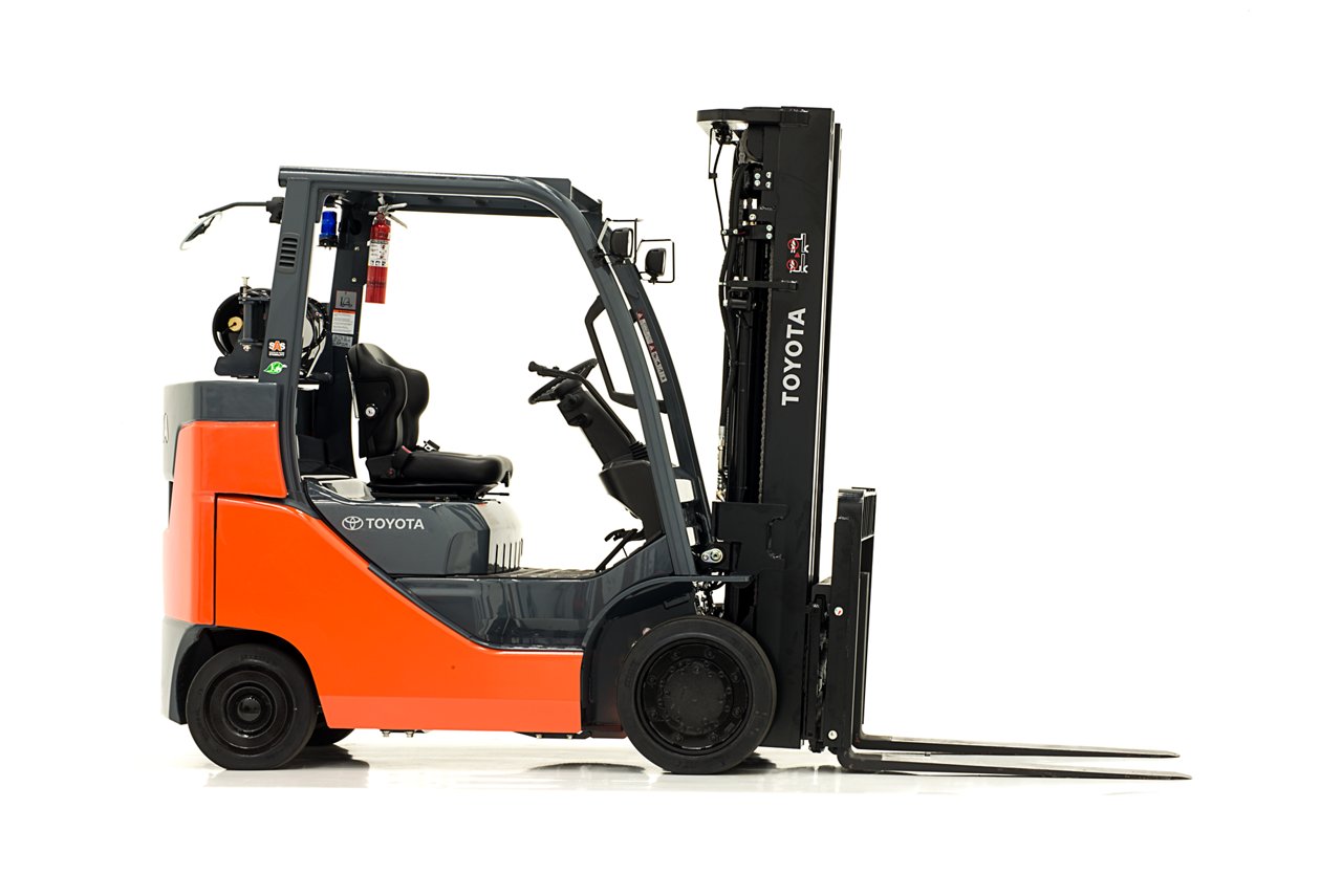 Special forklift for van