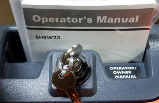Interrupteur-à clé de transpalette-walkie électrique-1