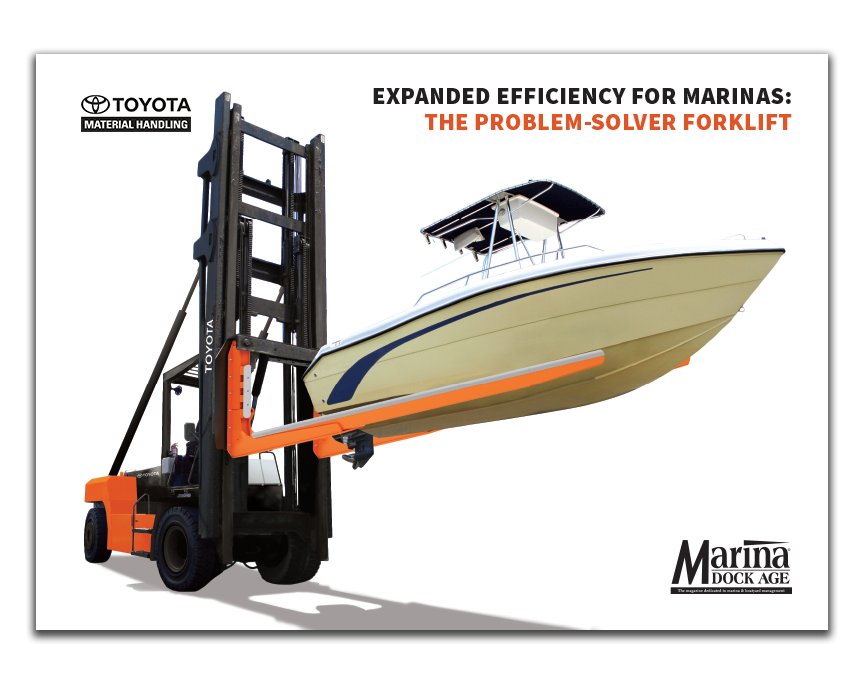Expanded Efficiency for Marinas The Problem Solver Forklift Whitepaper Cover