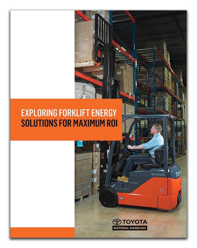 Exploring Forklift Energy Solutions for Maximum ROI Whitepaper Cover