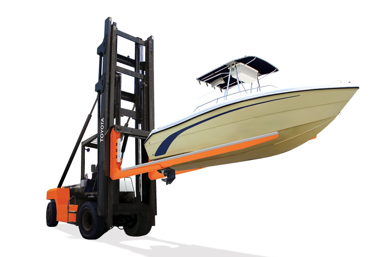 High-Capacity Marina Forklift