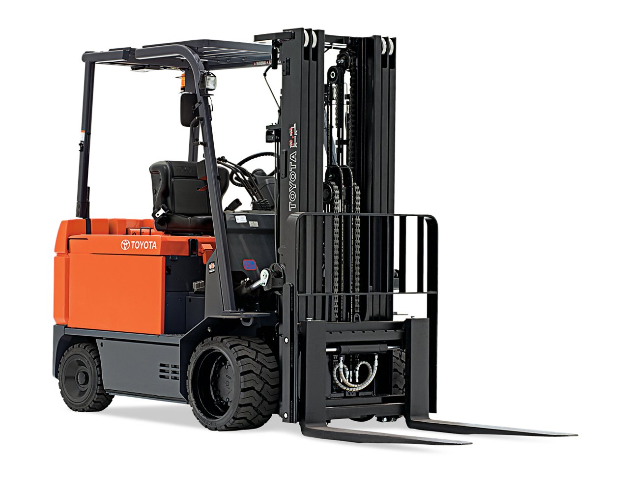 toyota's large electric rider forklift