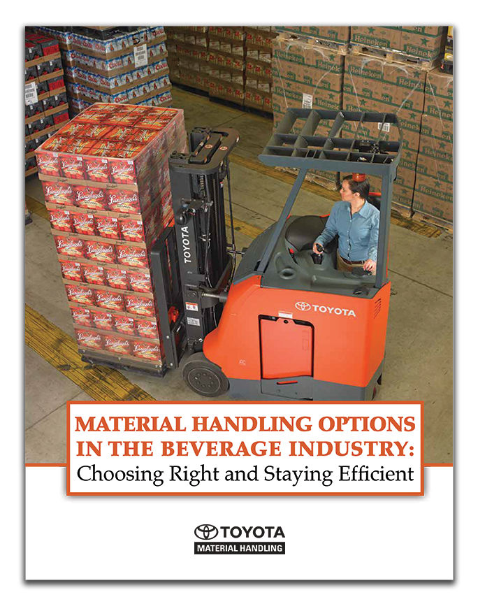 Material Handling Options In The Beverage Industry | Toyota Forklifts
