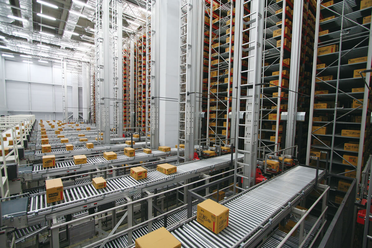 Rayonnages d’automatisation d’entrepôt
