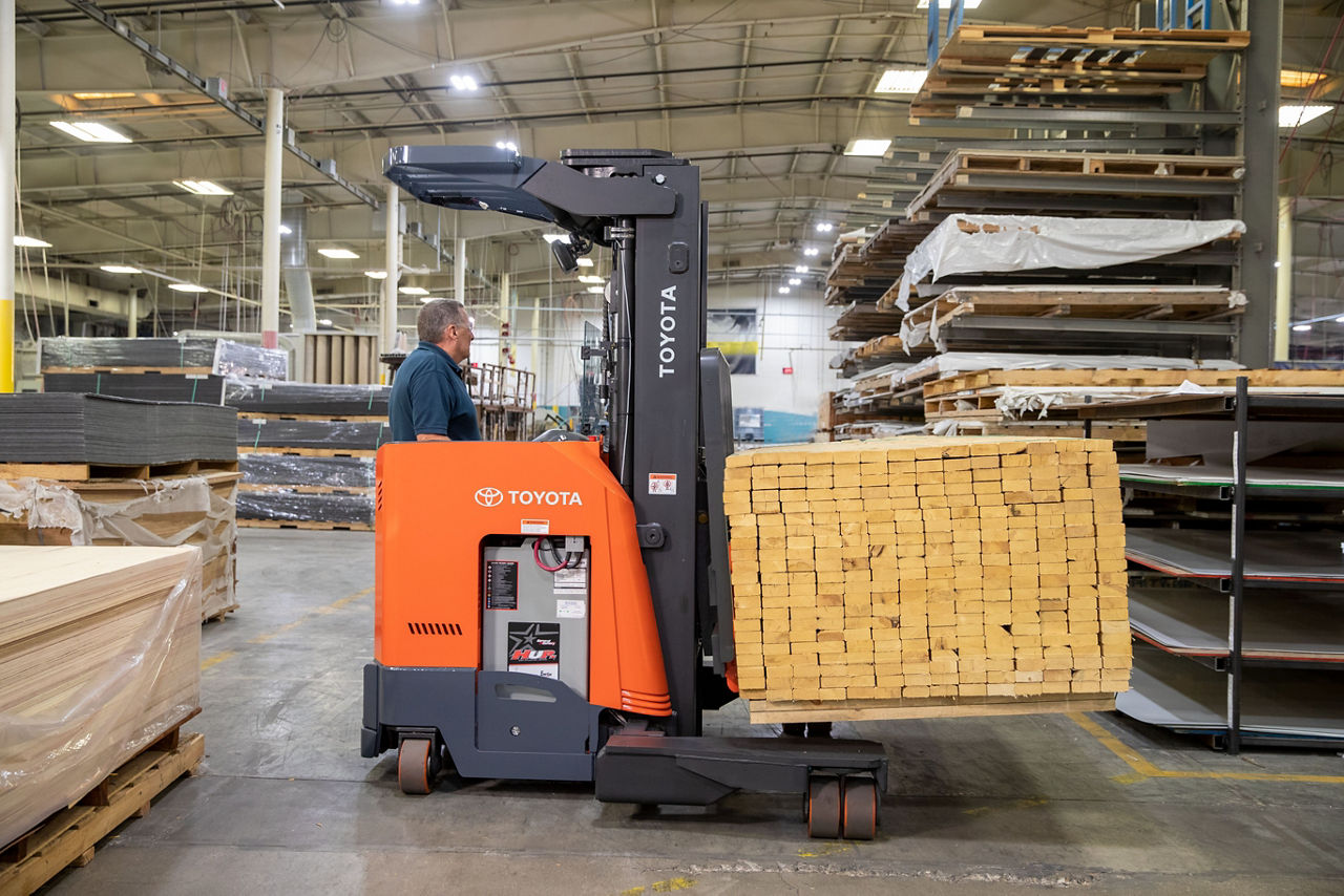  Application of 40 multi-directional reach trucks