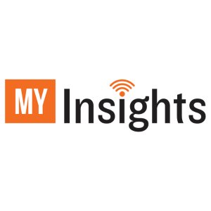 MyInsights logo in black and orange