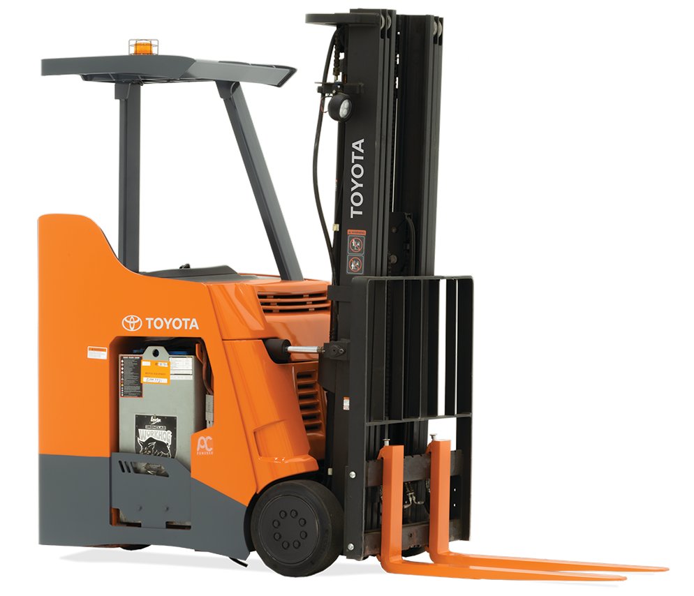 toyota stand-up rider forklift