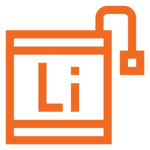lithium-ion battery icon