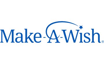 Make a wish logo in blue
